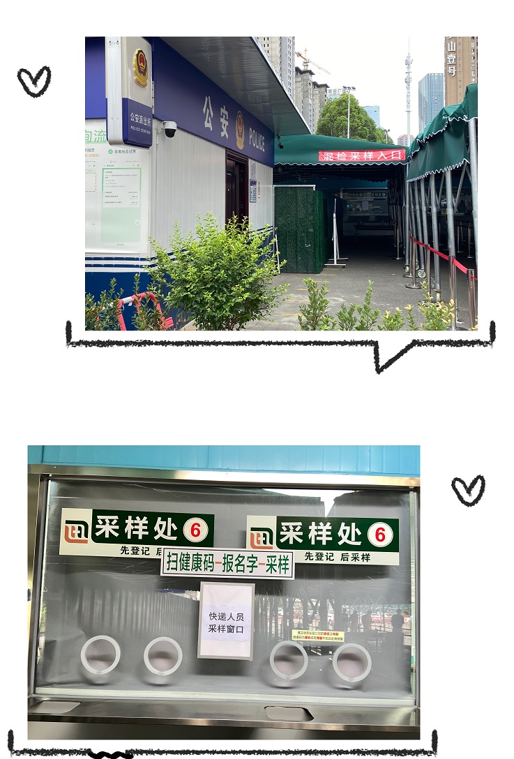 四川友誼醫(yī)院開設(shè)快遞人員核酸采樣綠色通道啦！