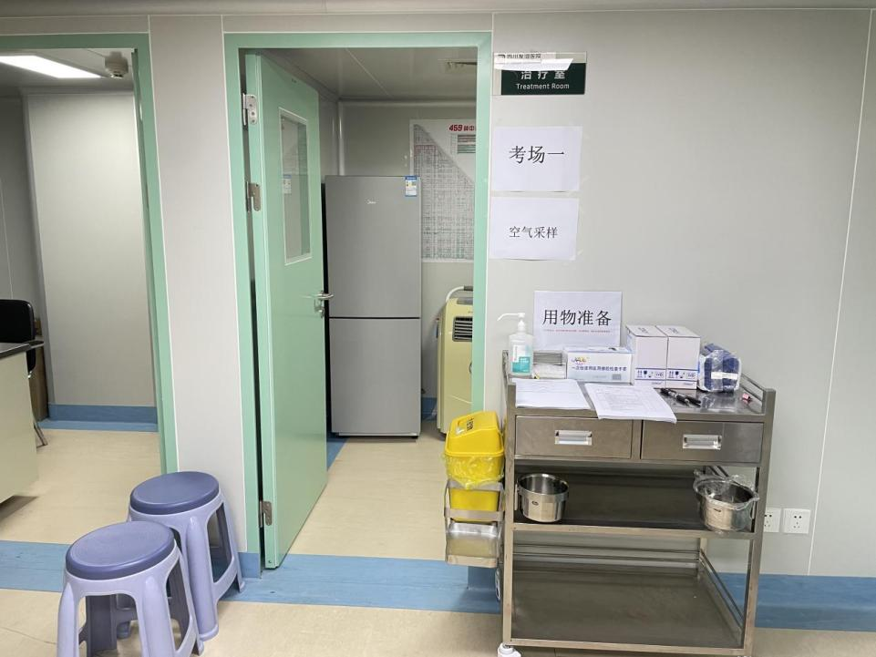 四川友誼醫(yī)院開展2022年度院感技能操作年終考核