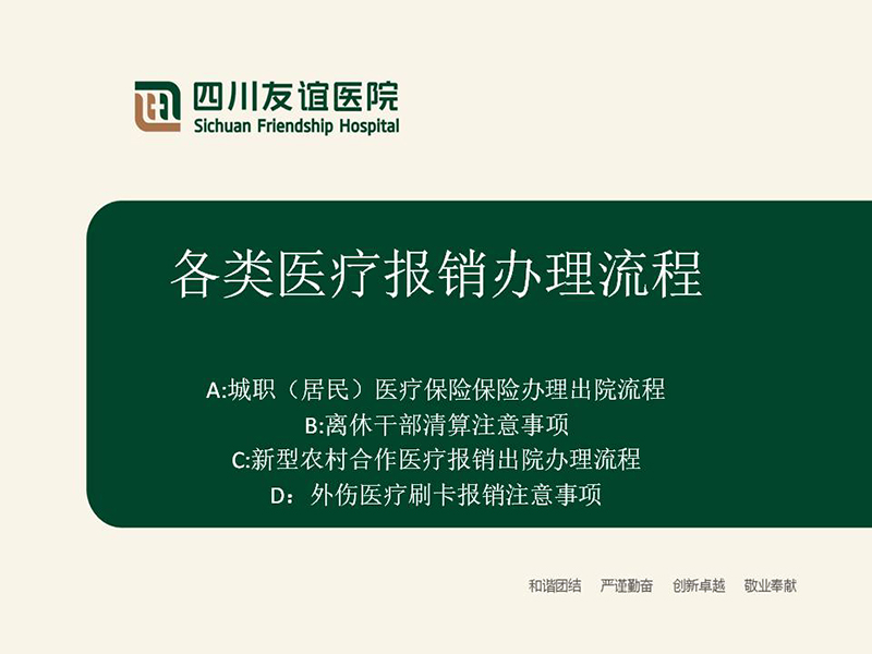 各項(xiàng)醫(yī)保辦理流程圖