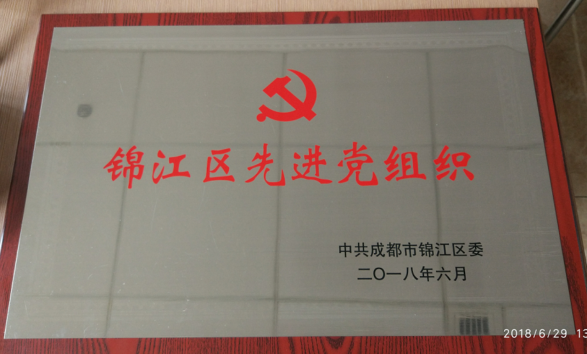 四川友誼醫(yī)院黨支部榮獲“錦江區(qū)先進黨組織”榮譽稱號