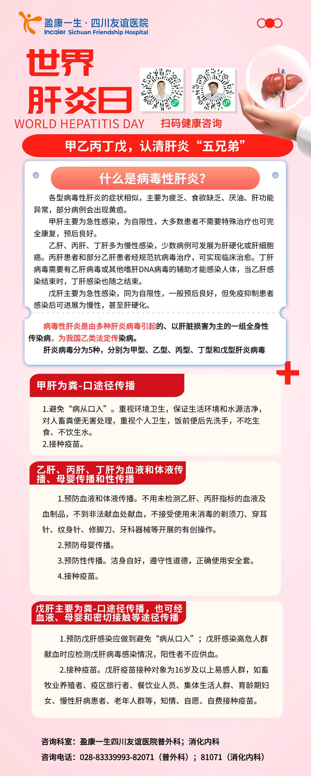 世界肝炎日——甲乙丙丁戊，認(rèn)清肝炎“五兄弟”